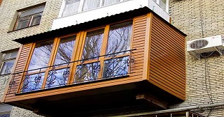Внешняя отделка балкона Киржач цена от 1019 руб. м/2.