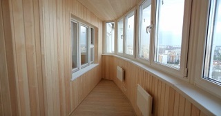 Внутренняя отделка лоджии Киржач, цена от 204 руб. м2
